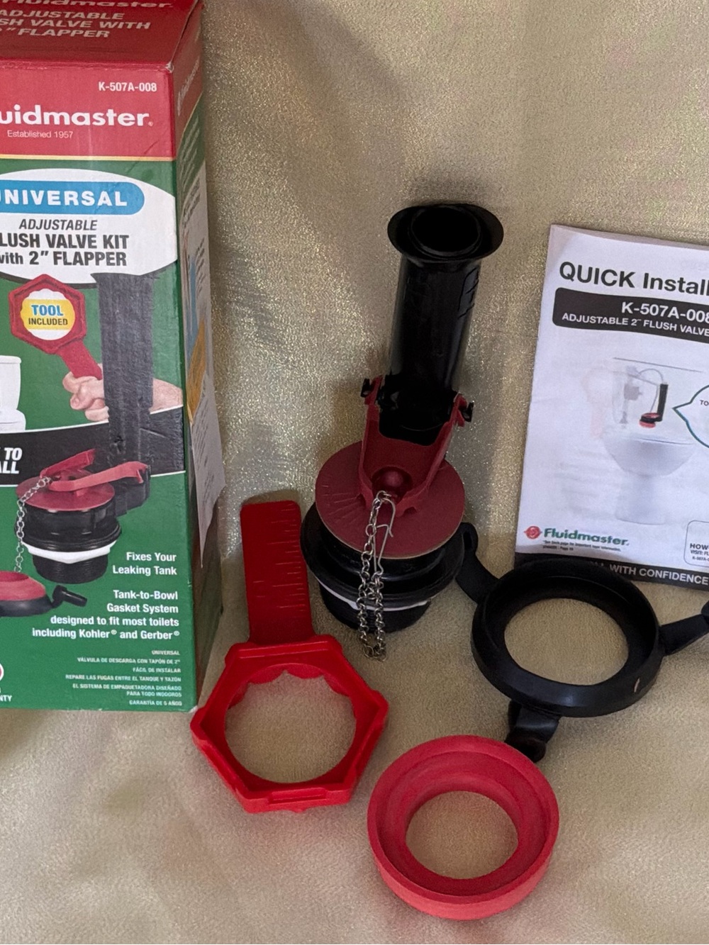 Fluidmaster Universal 2-Inch Adjustable Flush Valve